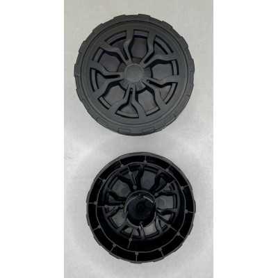 ROUES COMPLETES POUR ASPIRATEURS / SOUFFLEURS DE FEUILLES PARKSIDE - REF: 91120317