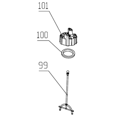 BOUCHON D'HUILE POUR TRONCONNEUSE PARKSIDE PERFORMANCE - REF: 91120148