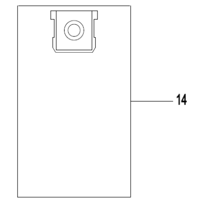 5 X SACS PAPIERS POUR ASPIRATEUR SANS FIL PARKSIDE - REF: 30350133
