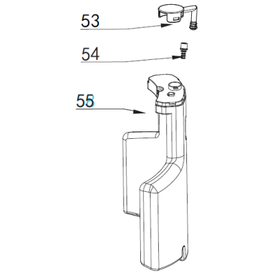 RESERVOIR D'EAU COMPLET POUR ASPIRATEURS PARKSIDE - REF: 91120058
