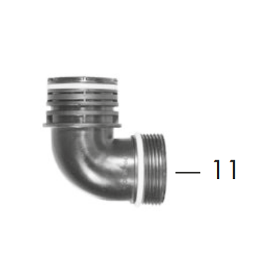RACCORD DE TUYAU COUDE POUR POMPES PARKSIDE PERFORMANCE - REF: 91110065