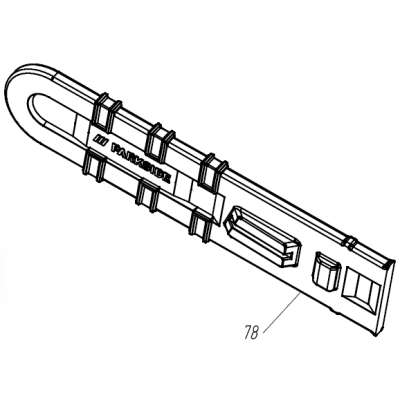 PROTEGE-GUIDE POUR TRONCONNEUSE THERMIQUE PARKSIDE PBKS 53 - REF: 91110133