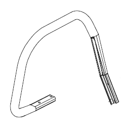 POIGNEE AVANT POUR TRONCONNEUSE THERMIQUE PARKSIDE PBKS 53 - REF: 91110135